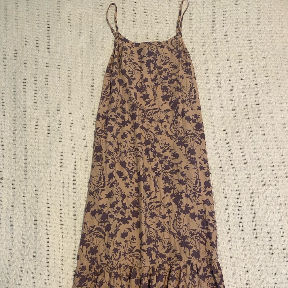 Maxi slip on floral dress